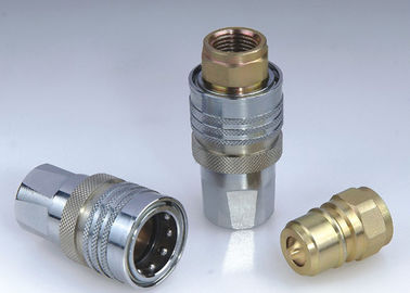 Steel Hydraulic Quick Connect Couplings , TEMA TH Type Quick Disconnect Hydraulic