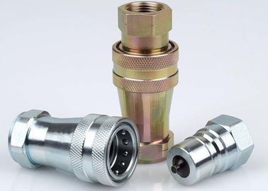 LSQ-S6 Hydraulic Couplings in ISO A Carbon Steel, Chrome Three, Middle East Type