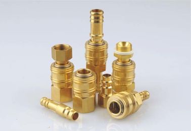 Professional Pneumatic Quick Connect Coupling , Nickle Plated Air Quick Disconnect