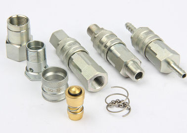 Small Size Pneumatic Quick Connect , 7.6mm High Pressure Quick Couplings