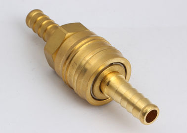 Rectus 26KA Automatic Pneumatic Quick Connect Coupling , Pneumatic Connectors In Brass Nickle Plated