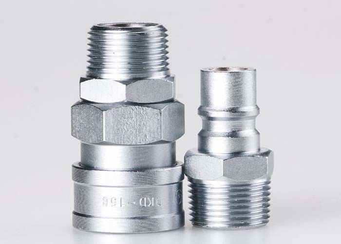 Chinese Type Pneumatic Quick Disconnect Couplings QKD158 Chrome Plated