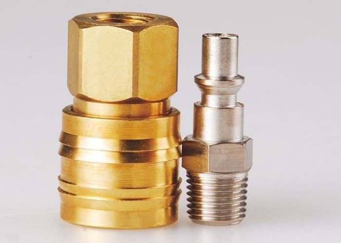 Swiss Type Air Quick Disconnect Couplings LAO Suitable For Restricted Space