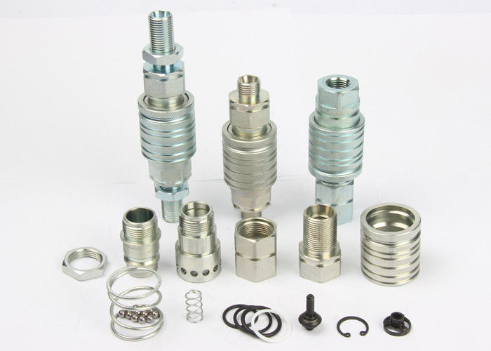 ISO5675 Hydraulic Quick Connect Couplings , Pull And Push Type