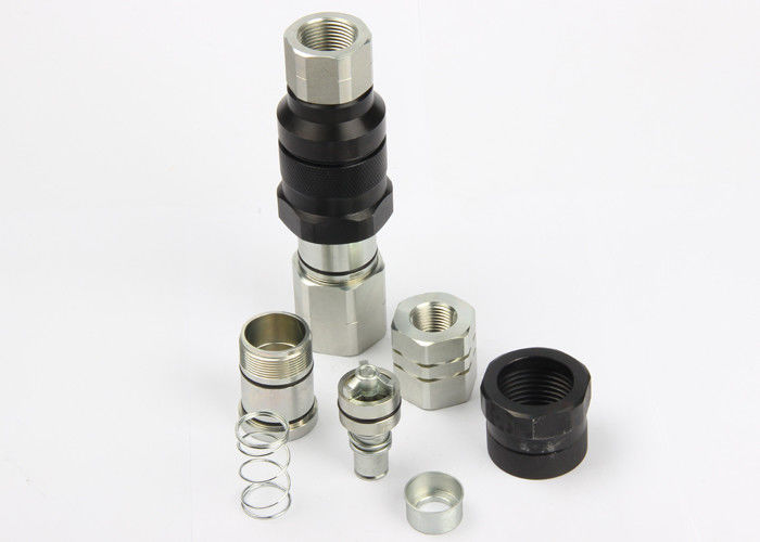 All Fluid Non Spill Flat Face Hydraulic Connectors LSQVEP Thread