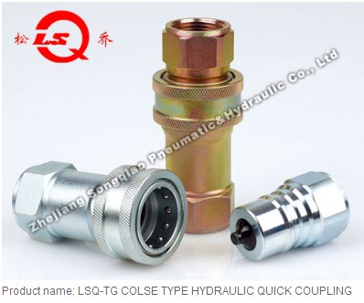 LSQ-TG Hydraulic Quick Coupling - Ball-Locking, Steel Construction