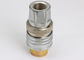 TEMA TH Type High Flow Hydraulic Quick Couplers Chrome Three For Construction Equipment