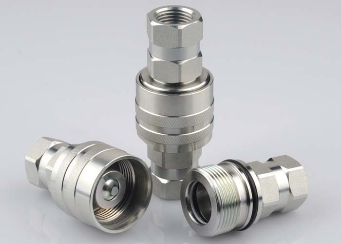 Industrial Threaded Quick Connect LSQ-CVV , BSPP Thread Mini Quick Coupling