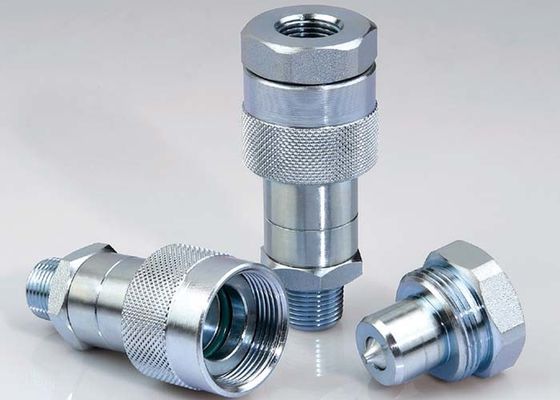 Carbon Steel Threaded Quick Connect , KZE-B NPT Thread High