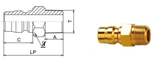 Medium Pressure Hydraulic Quick Disconnect Couplings LSQ-RD General Application