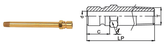 Antifraying Pneumatic Quick Release Coupling For Injecting Mold Machine