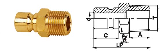 Antifraying Pneumatic Quick Release Coupling For Injecting Mold Machine