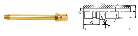 1.5 Mpa Pneumatic Quick Release Coupling , LSQ-Q2 Quick Release Connector