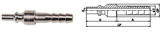 Small Dimensions Female Quick Release Coupling LSQ-CC50 Japanese Type